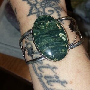 Gigantic Ocean Jasper Adjustable Bracelet